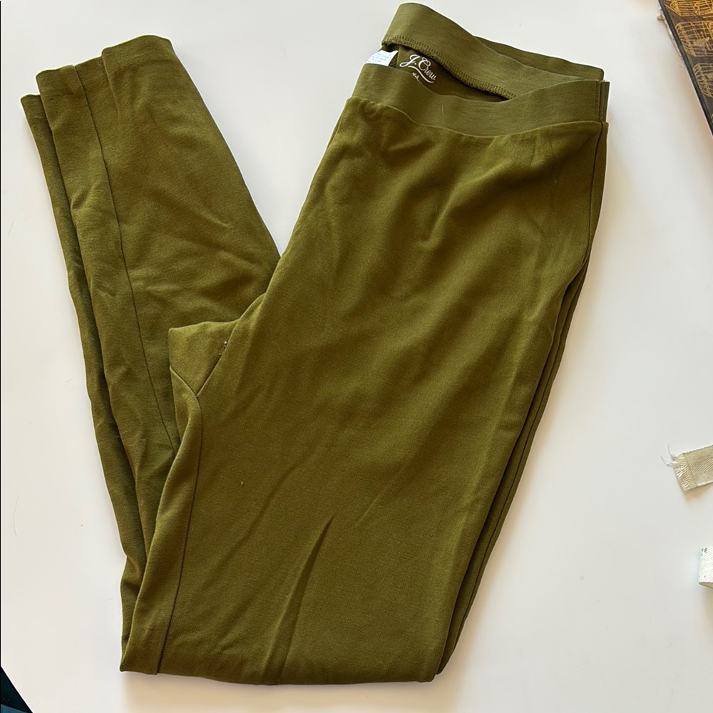 Olive Green Heavy Weight Leggings
